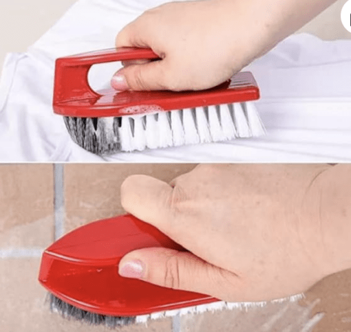 Cloth Washing Soft Bristles Brush for Cleaning Clothes | Laundry Scrub Brush with Handle for Multipurpose Household Cleaning Brush – Pack of 2 (Multicolor) - Image 2